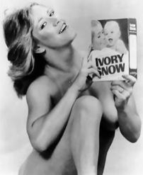 Marilyn Chambers and her Ivory Snow Box