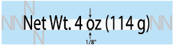 Digram of the net weight statement