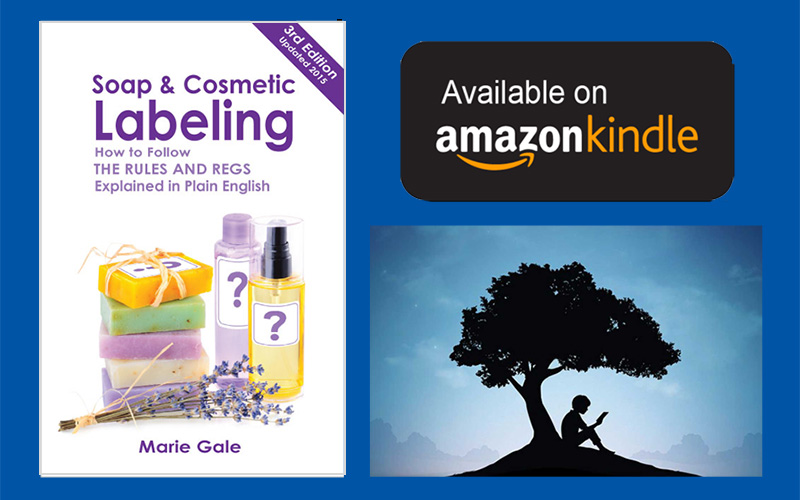 Soap & Cosmetic Labeling – on KINDLE!