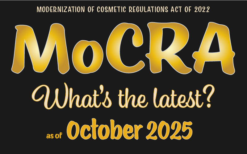 MoCRA Rulemaking Updates